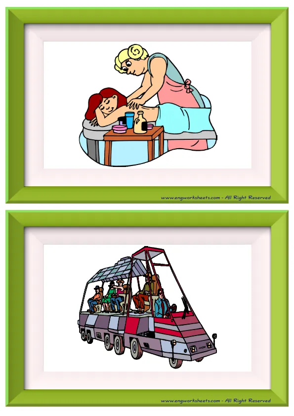 Half page ESL Flashcard without words containing Holiday picture for kids and teachers. Worksheet Preview