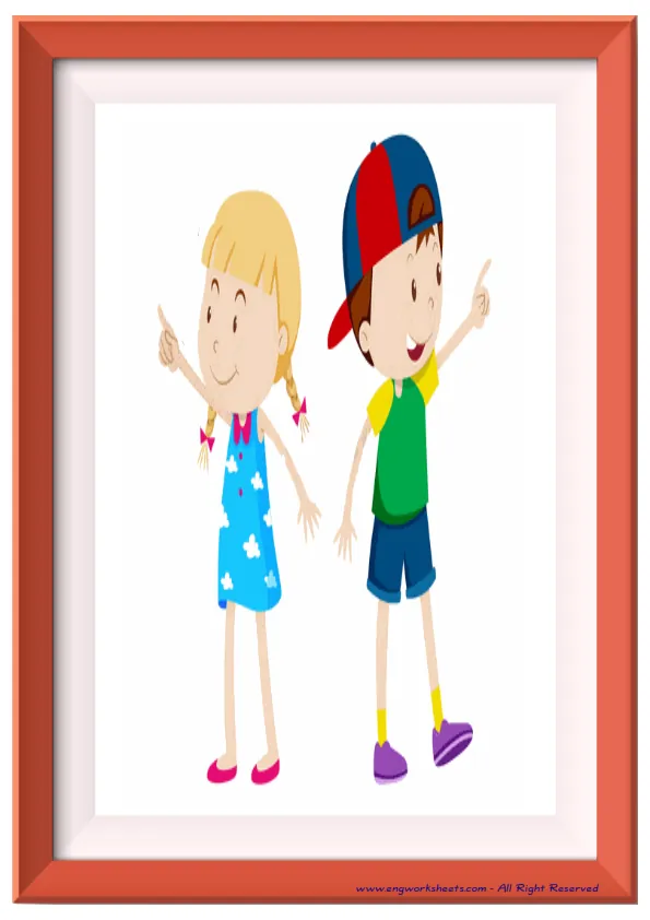 Full page ESL Flashcard without words containing Opposites picture for kids and teachers. Worksheet Preview