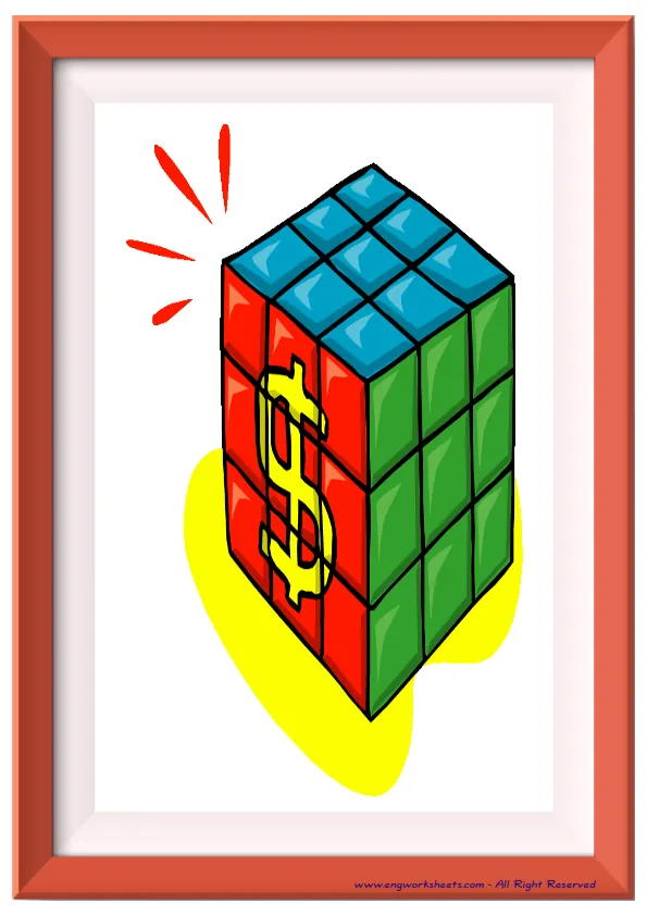 Full page ESL Flashcard without words containing Toys picture for kids and teachers. Worksheet Preview