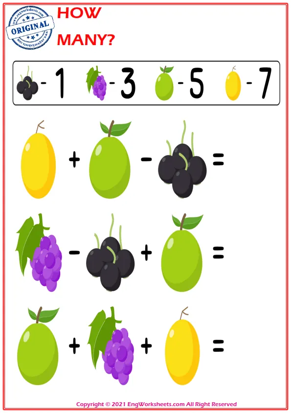 Let's Do Addition And Subtraction. - Math Worksheet